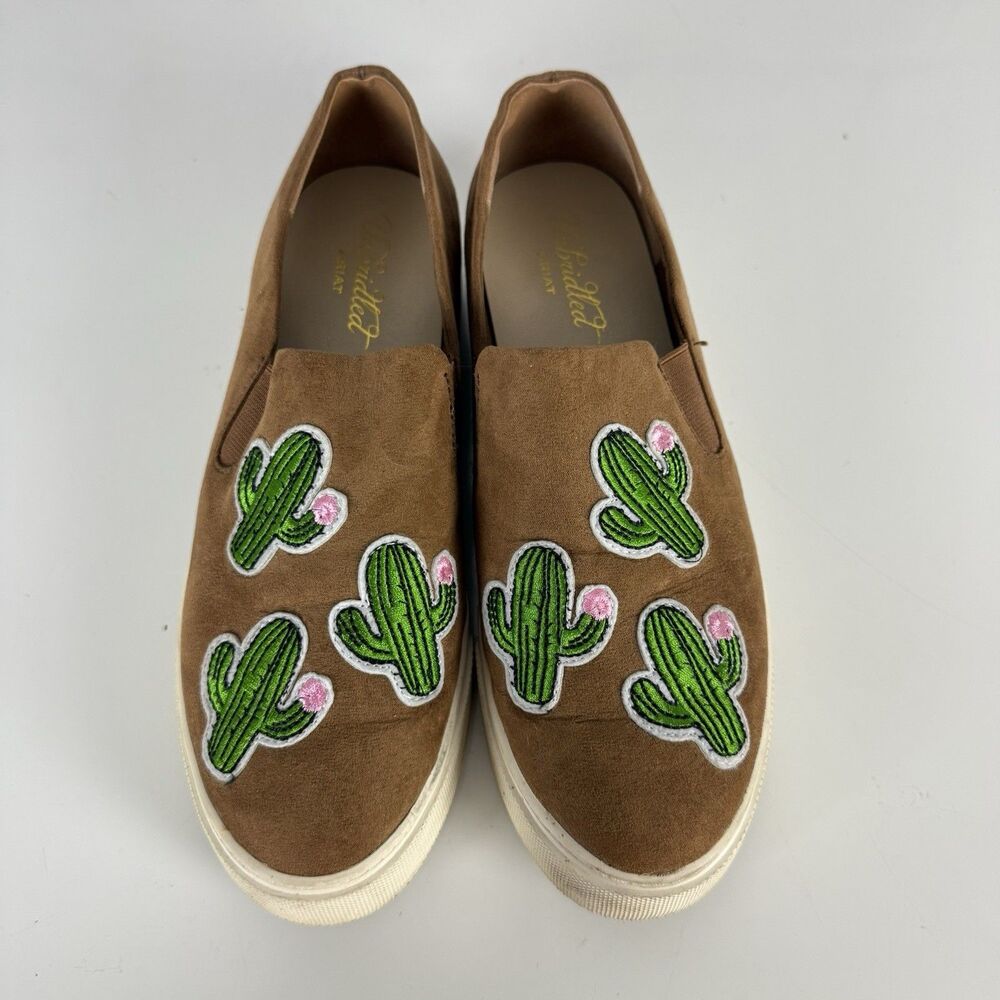 Ariat Unbridled Isabella Slip On Platform Sneaker Shoe Brown 7.5 - Picture 4 of 13